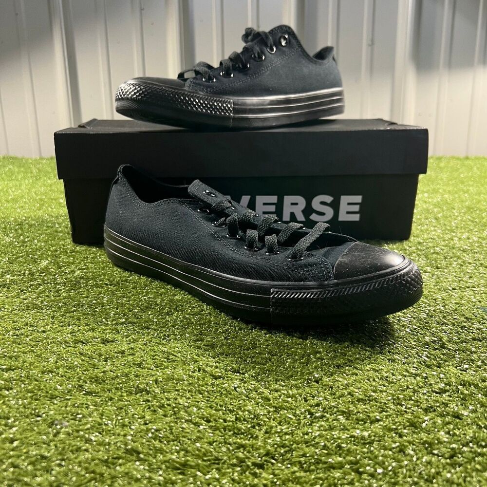 Converse Chuck Taylor All Star Low Top Black Monochrome Men's 7 Women's 9 NIB